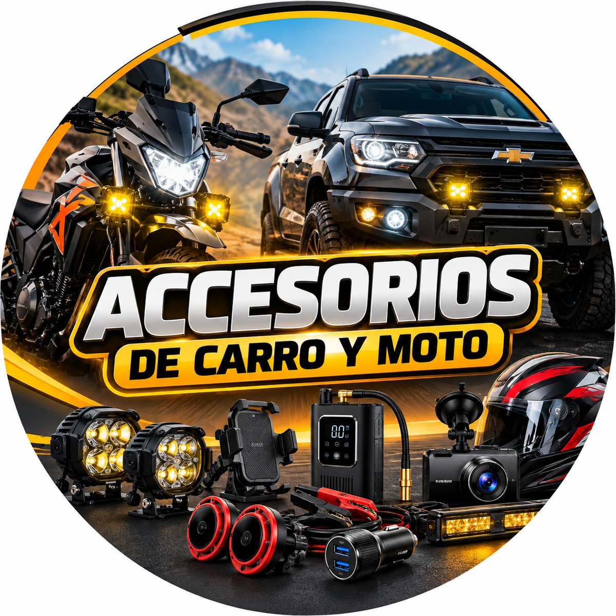 ACCESORIOS DE CARRO Y MOTO