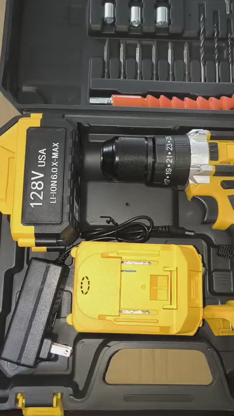 DEWALT 128 V TALADRO 2 BATERIAS